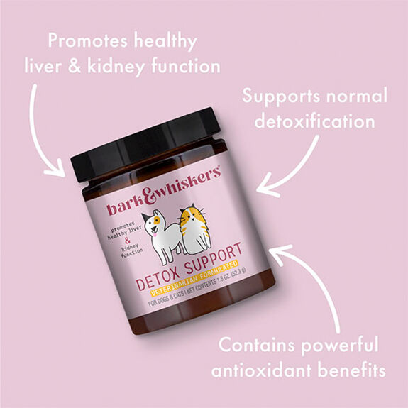 Bark Whiskers Mercola's) Detox Support Supplements for Dogs