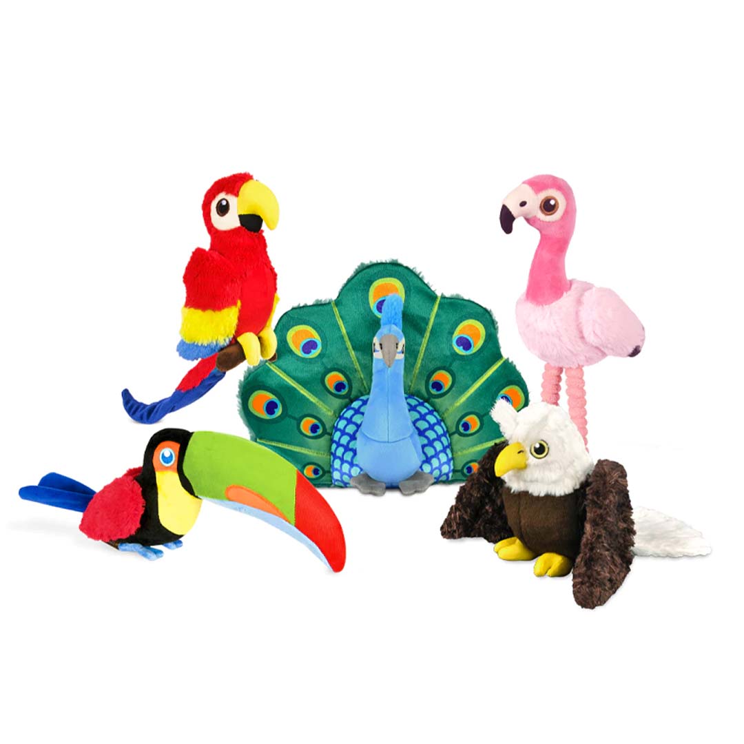 Jungle toys for store birds