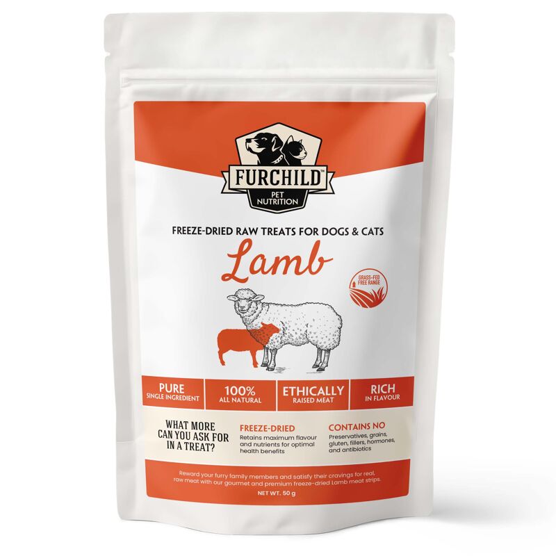 Freeze Dried Raw Lamb Treats for Dogs Cats in UAE Furchild