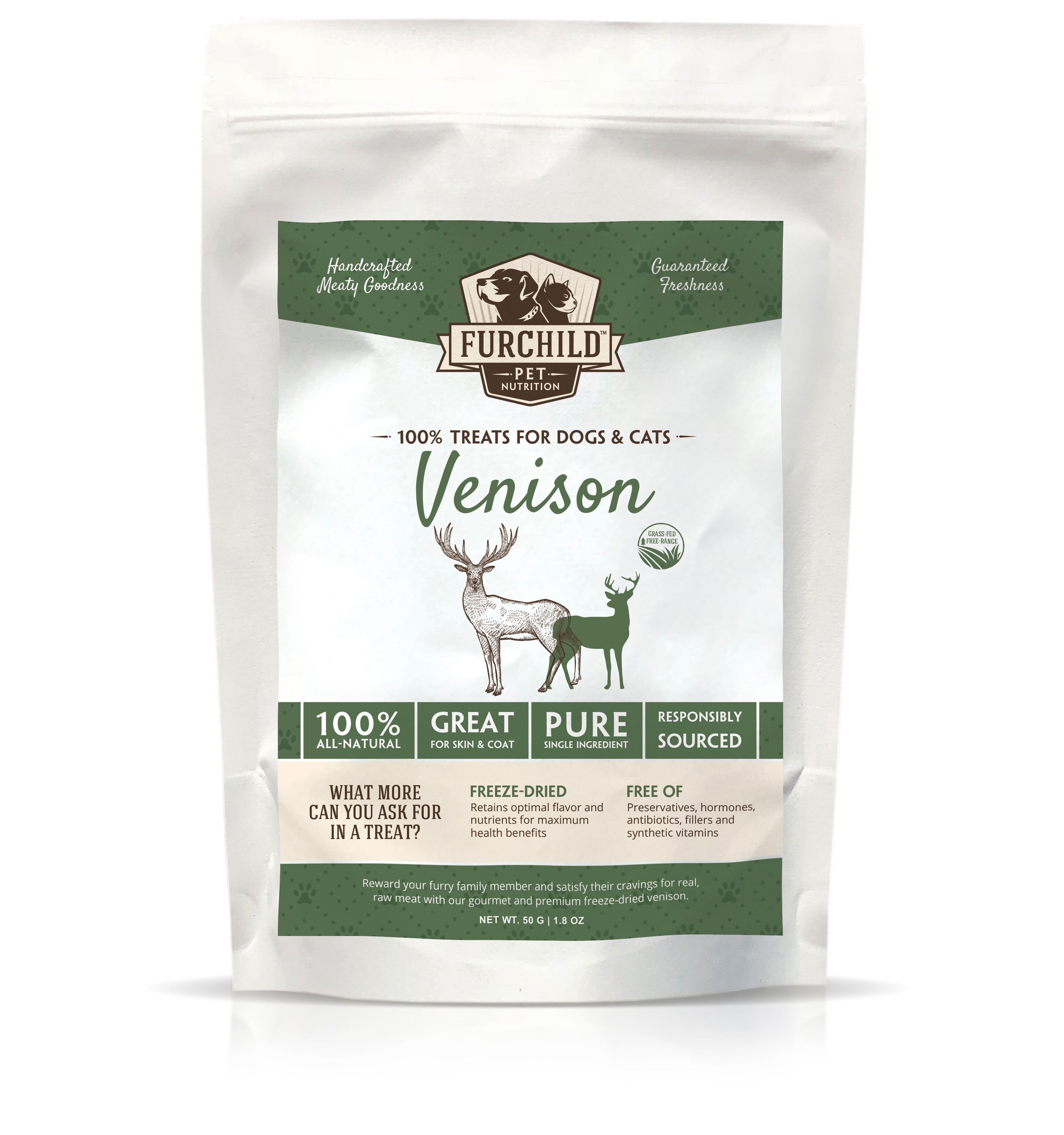 dried venison dog treats