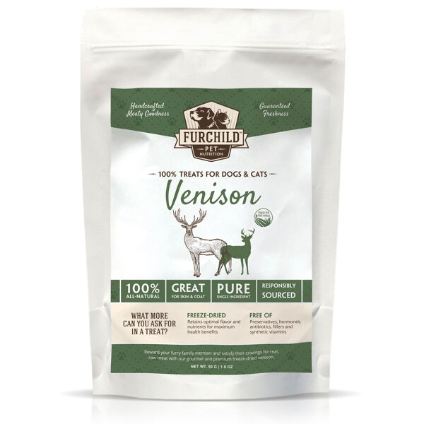 Premium Freeze Dried Free Range Venison Pet Treats