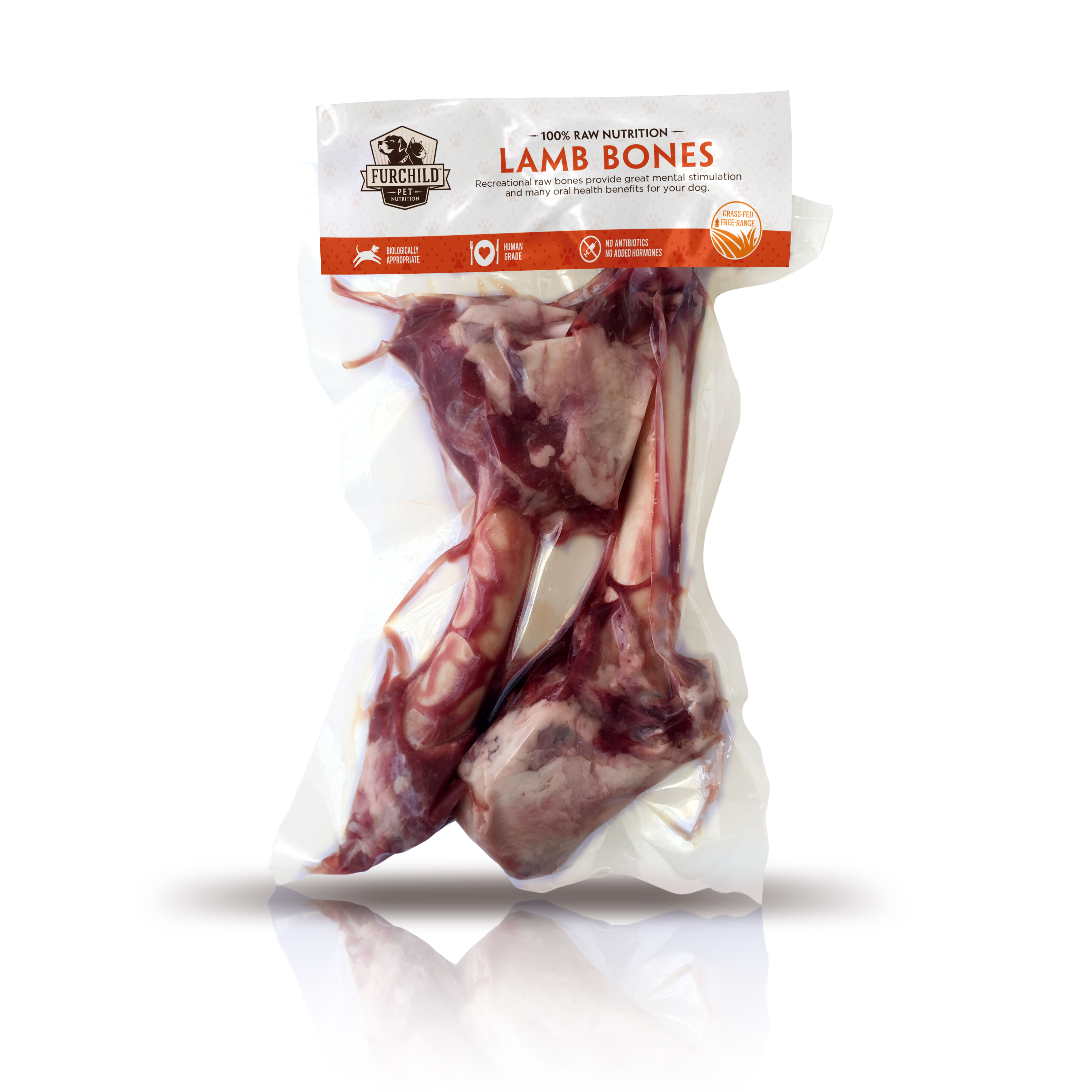 Frozen Raw Lamb Bone Treats for Dogs in UAE Furchild