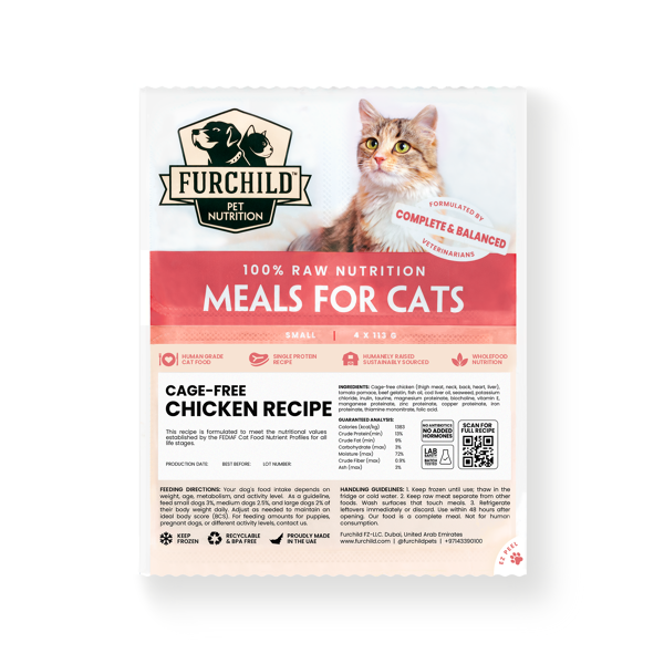 Cage-free Chicken Meals for Cats