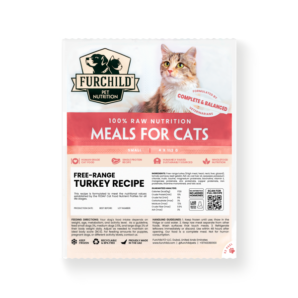 Cage-free Turkey Meals for Cats