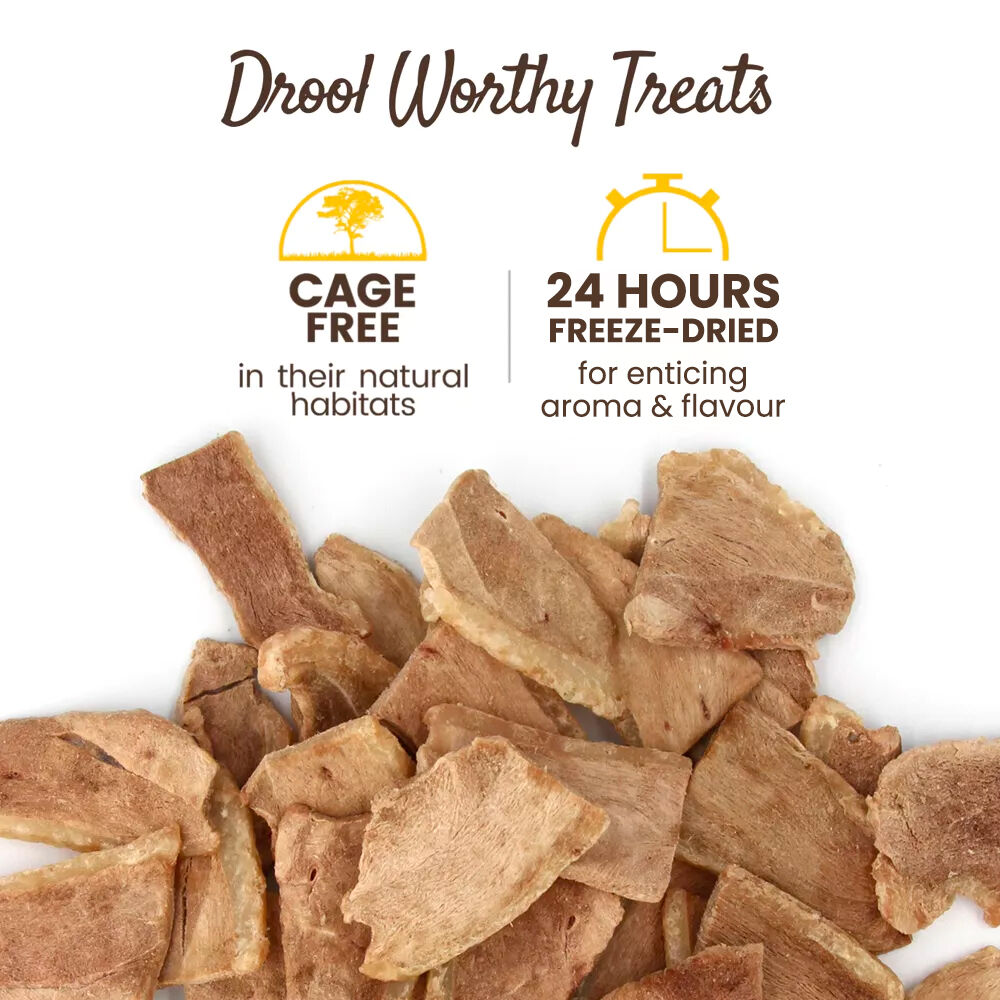 Duck breast clearance dog treats