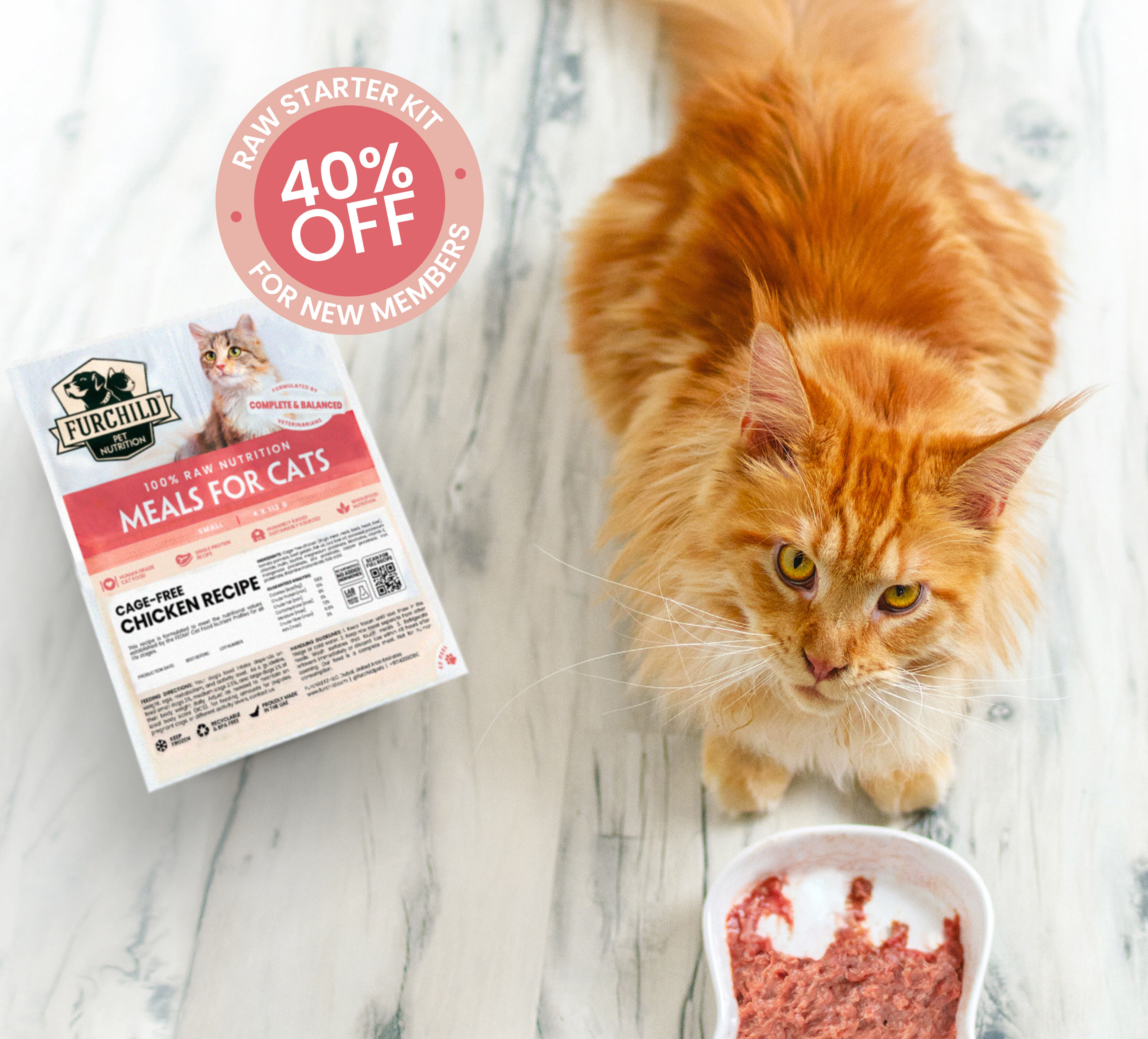 Raw Chicken Meals for Cats Online at The Best Price Furchild, UAE